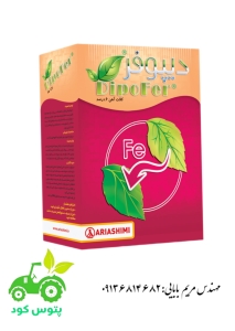 کود کلات آهن دیپوفر ۶ درصد آریا شیمی ۱۰۰گرمی مخصوص گل های آپارتمانی و مصارف خانگی