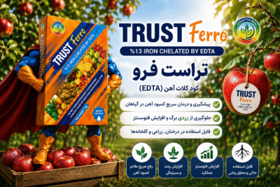کود آهن تراست فرو 13% EDTA | Trust Ferro