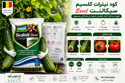 خرید کود نیترات کلسیم سیکالنت بلژیک 25 کیلویی